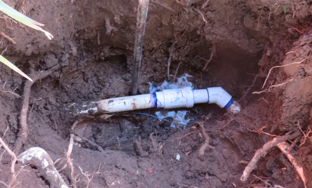 Repaired Water Leak, found using Acousitcs about 3 feet Underground.