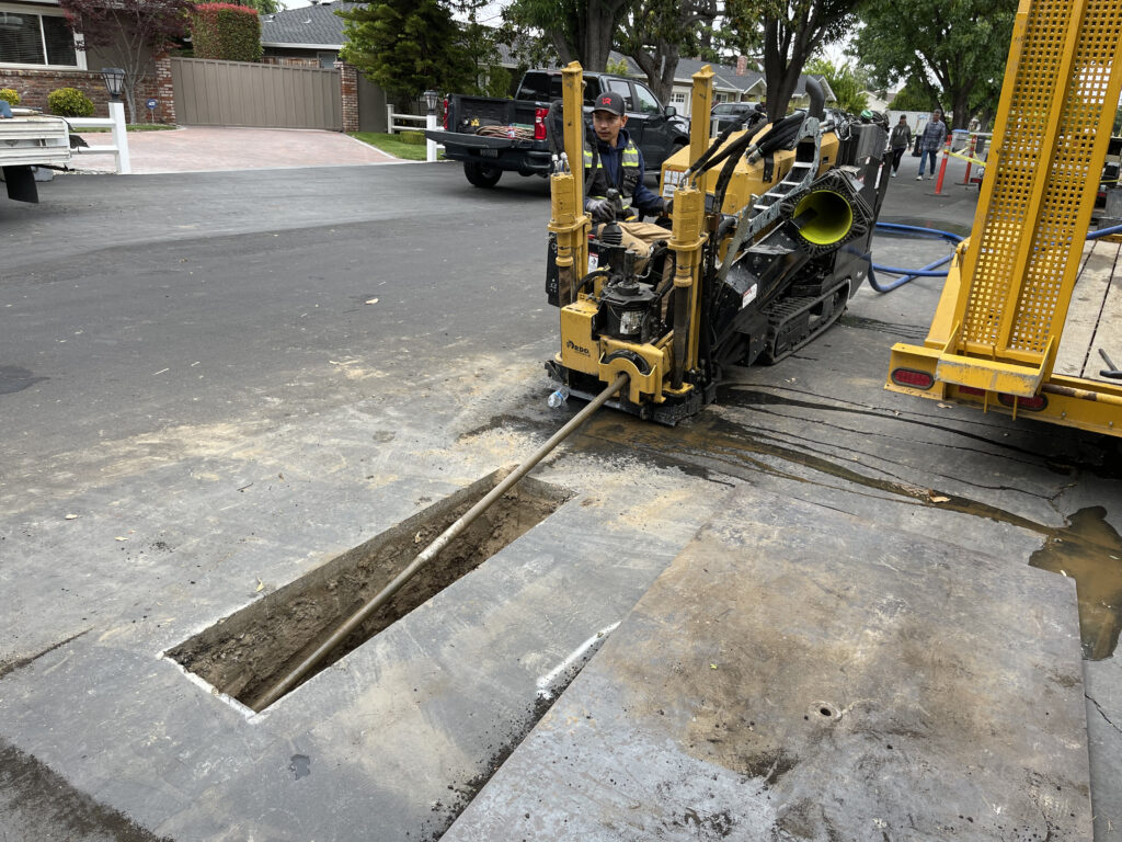 Directional Drill at work