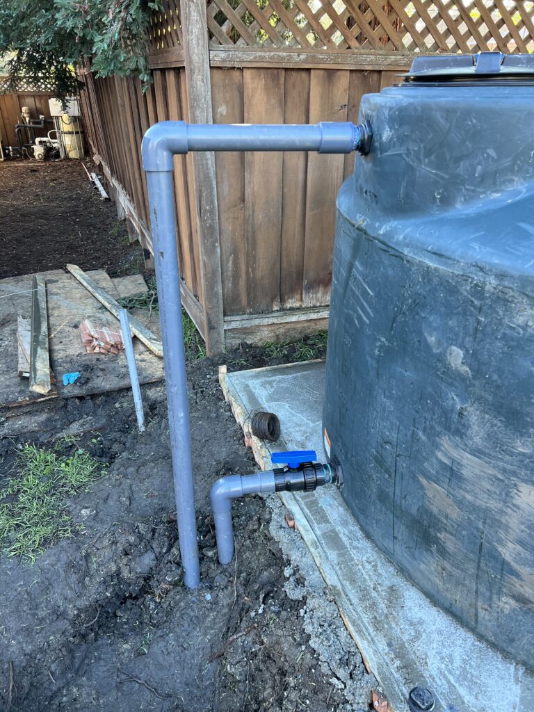 New Water Tank Installed